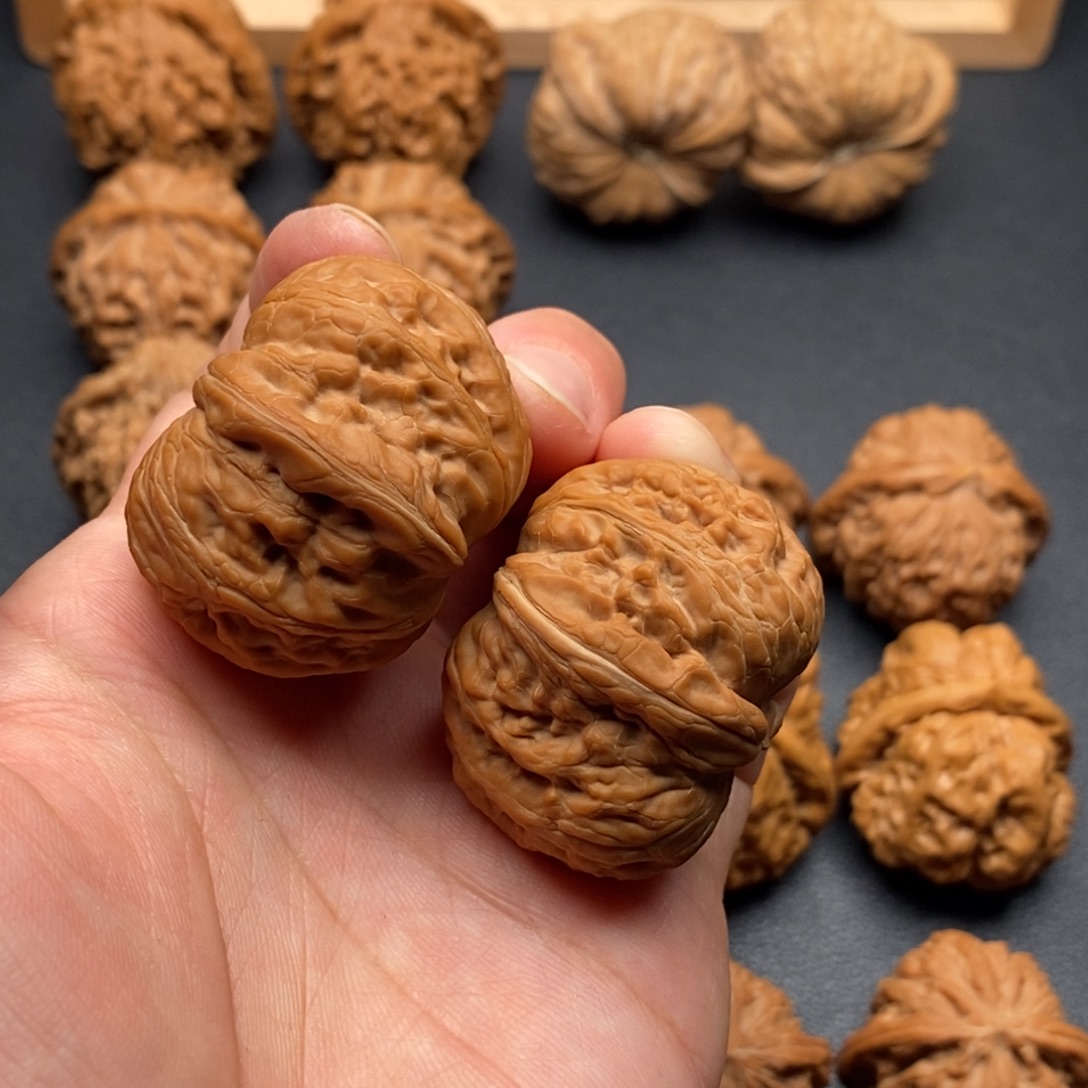 吊坠文玩核桃40平谷元宝