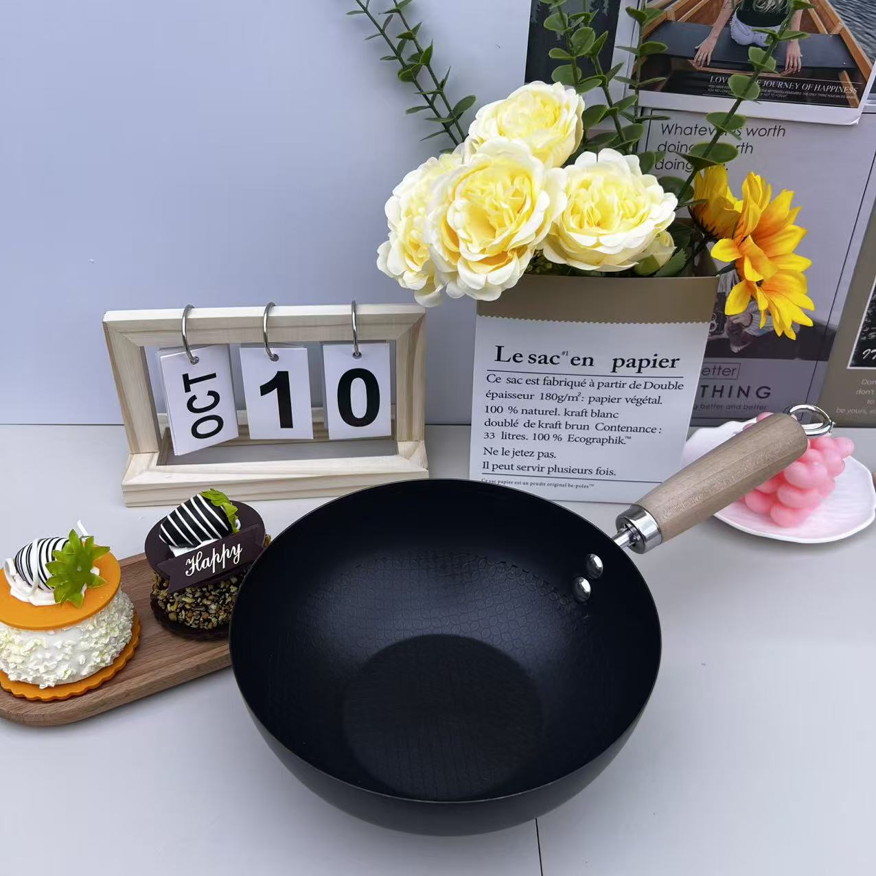 【不带盖】天花板品牌小炒锅1个家用厨房必备轻奢现代【汤家限定】