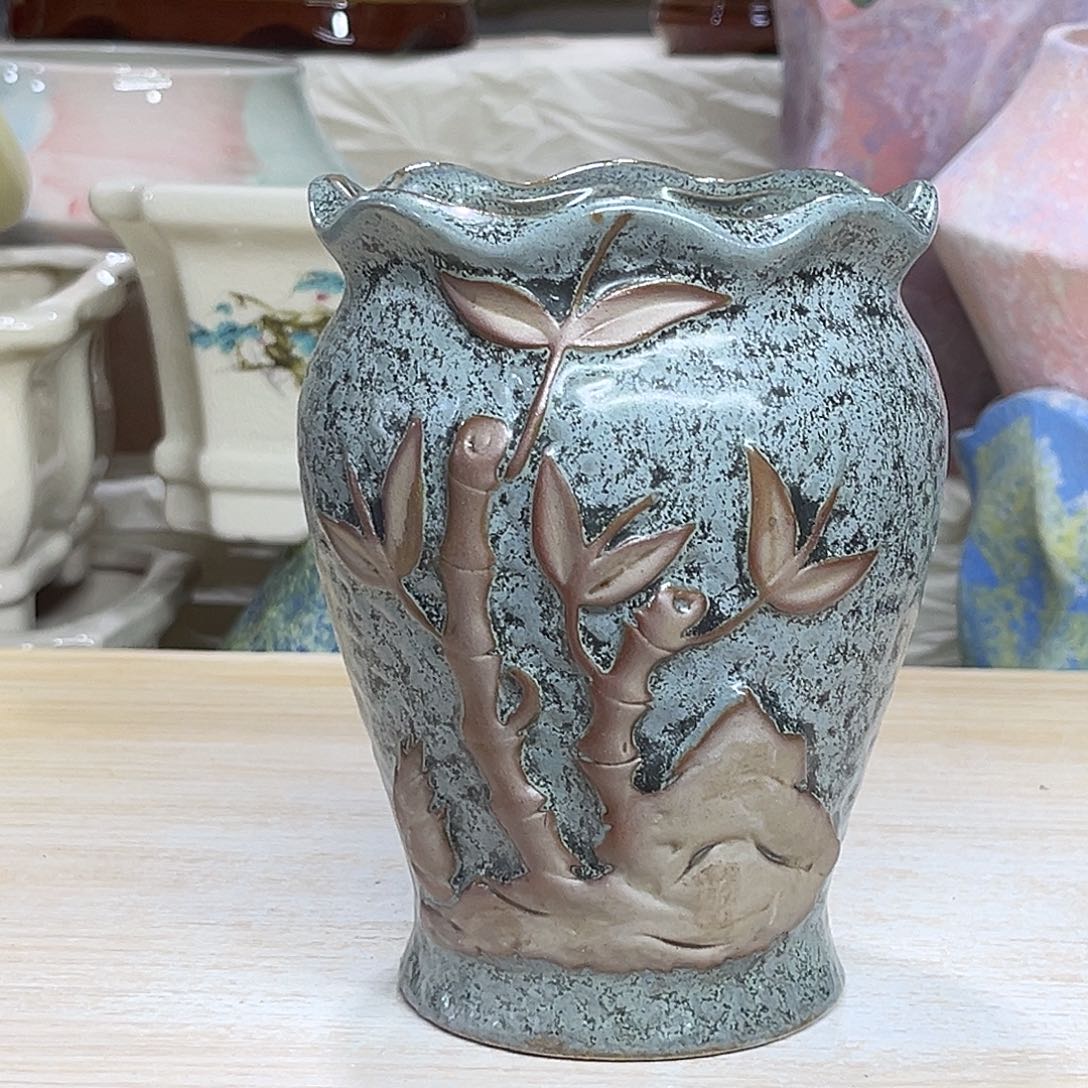 陶瓷绿植多肉微瑕花盆外口径：9*13