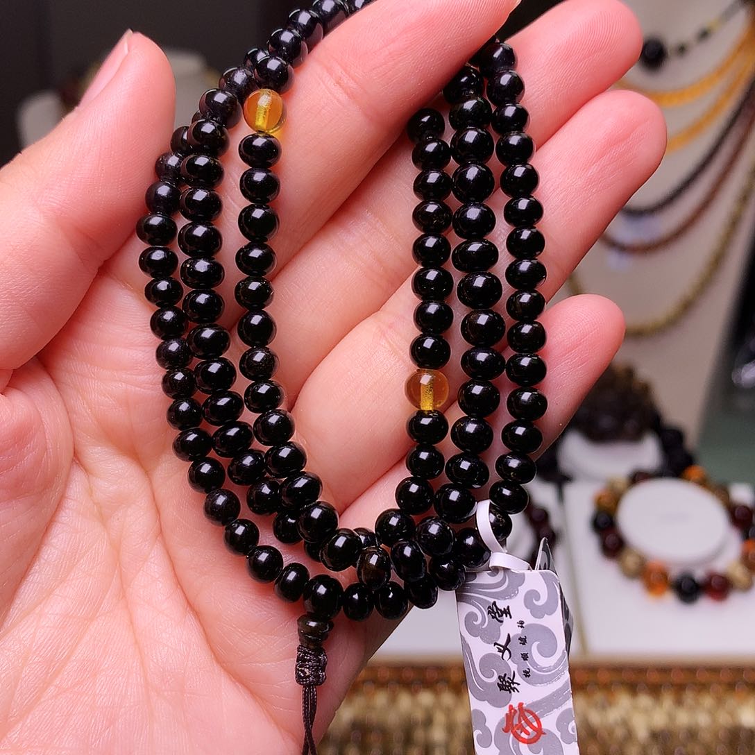 未镶嵌琥珀裸石琥珀5纯翳满天星