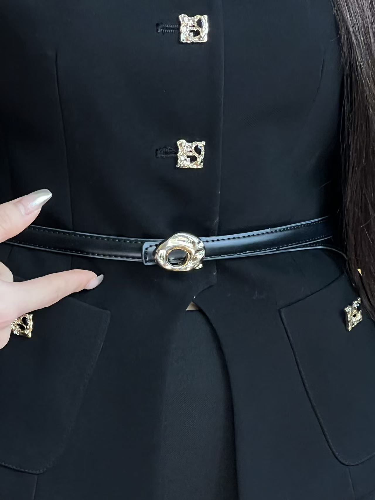 千金风女光身镂空百搭风腰带皮带春夏气质时尚百搭