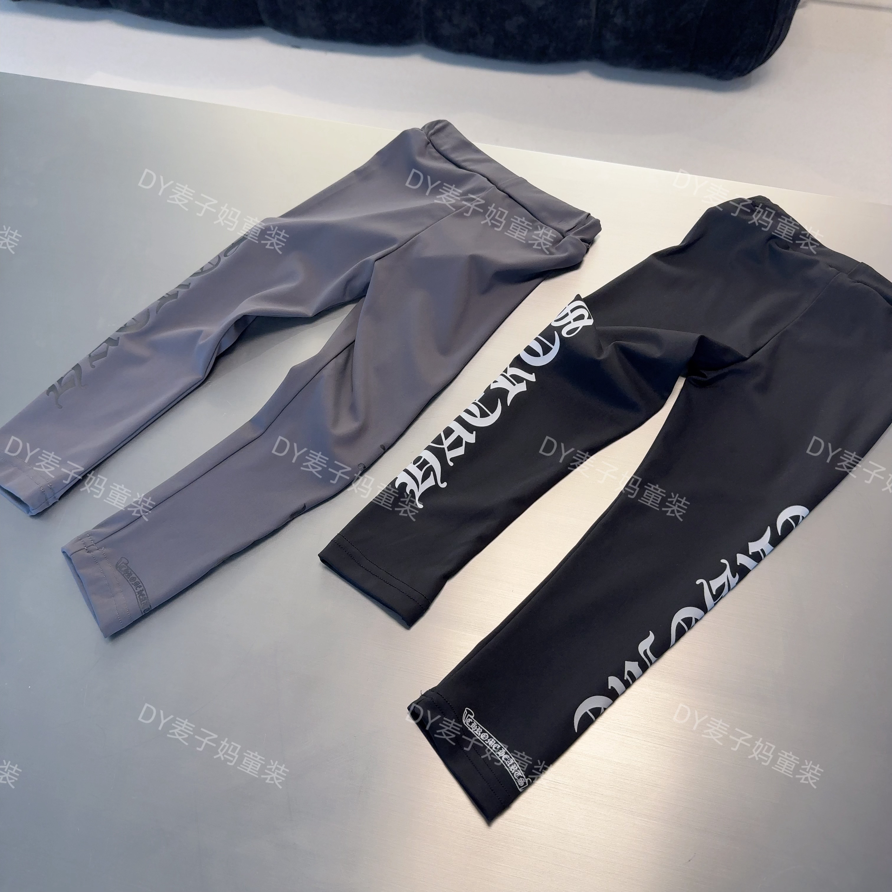 现货MZ.儿童秋季女童修身弹力印花鲨鱼裤打底裤229