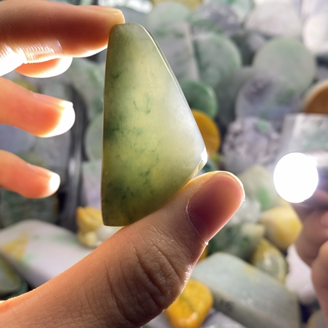 翡翠散珠翡翠a货008