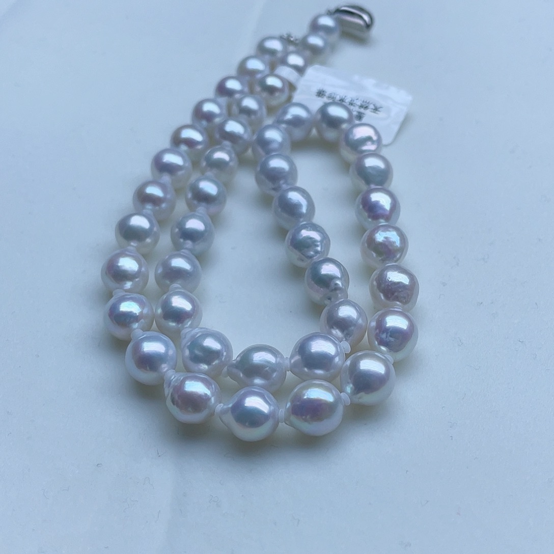 淡水珍珠颈饰银S925镶嵌