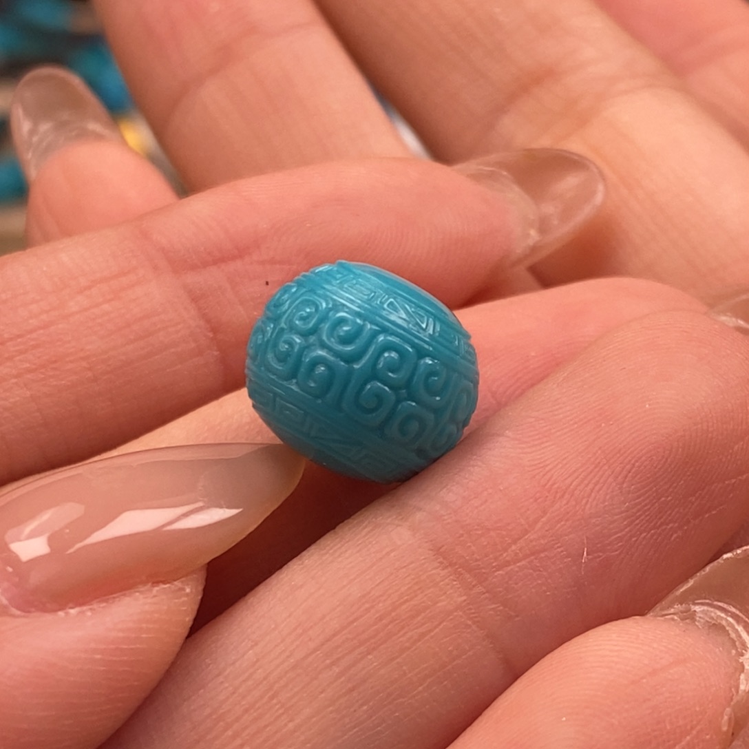 未镶嵌绿松石挂件鸡****飞