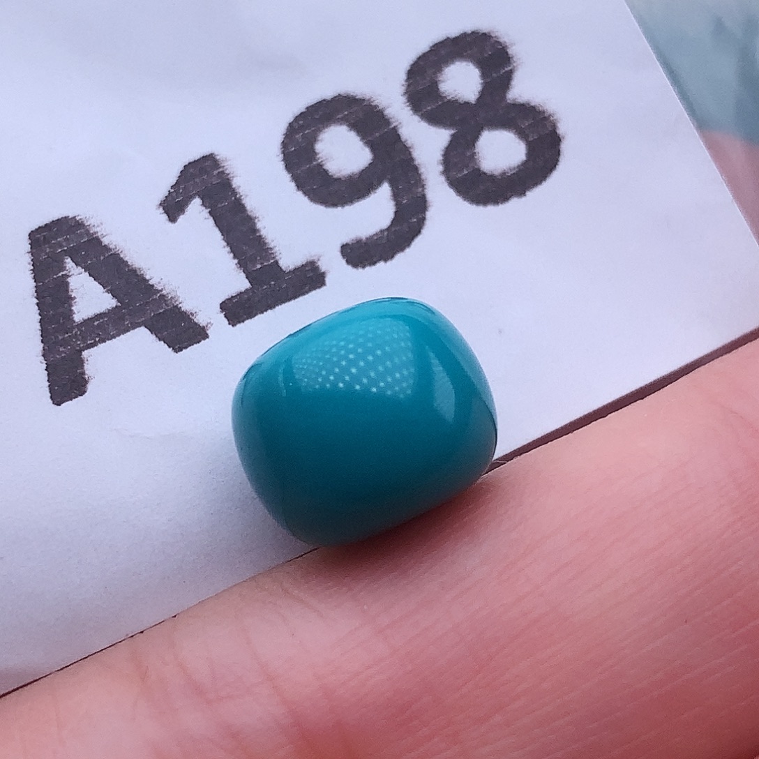 绿松石未镶嵌高瓷高色