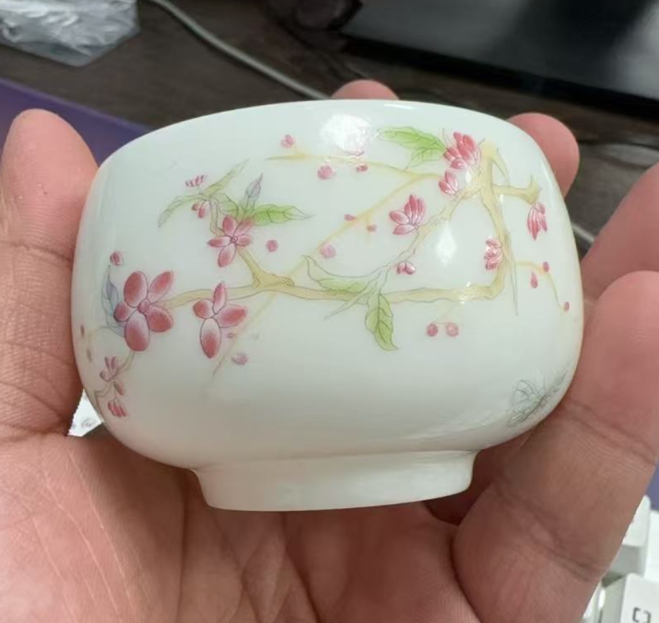 ZH2567-圆形大号刺绣包(扁)+桃花主人杯
