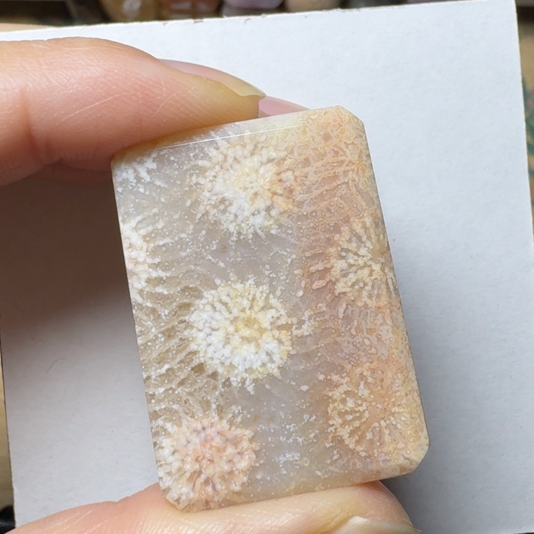 硅化玉橘粉黄未镶嵌