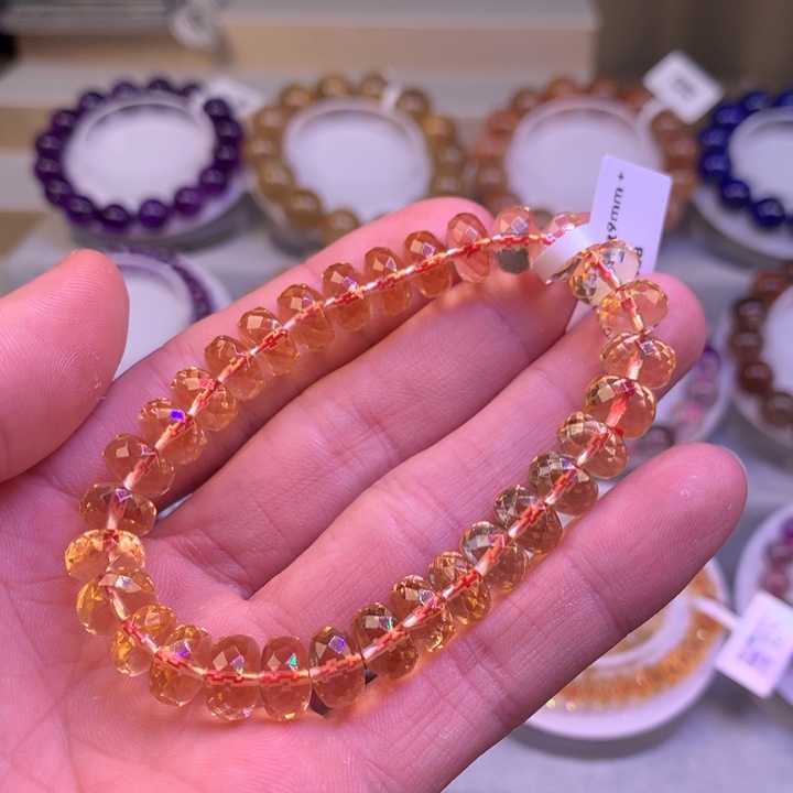 水晶手链未镶嵌水晶手串