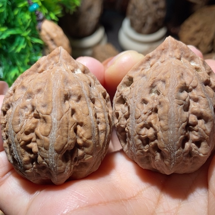 把件文玩核桃东北楸子小雪37