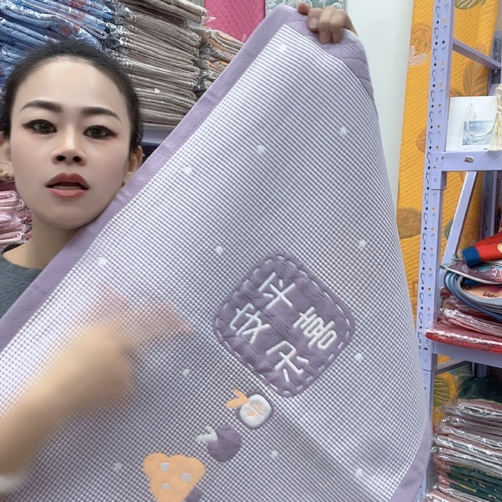 棉紫色平安喜乐棉