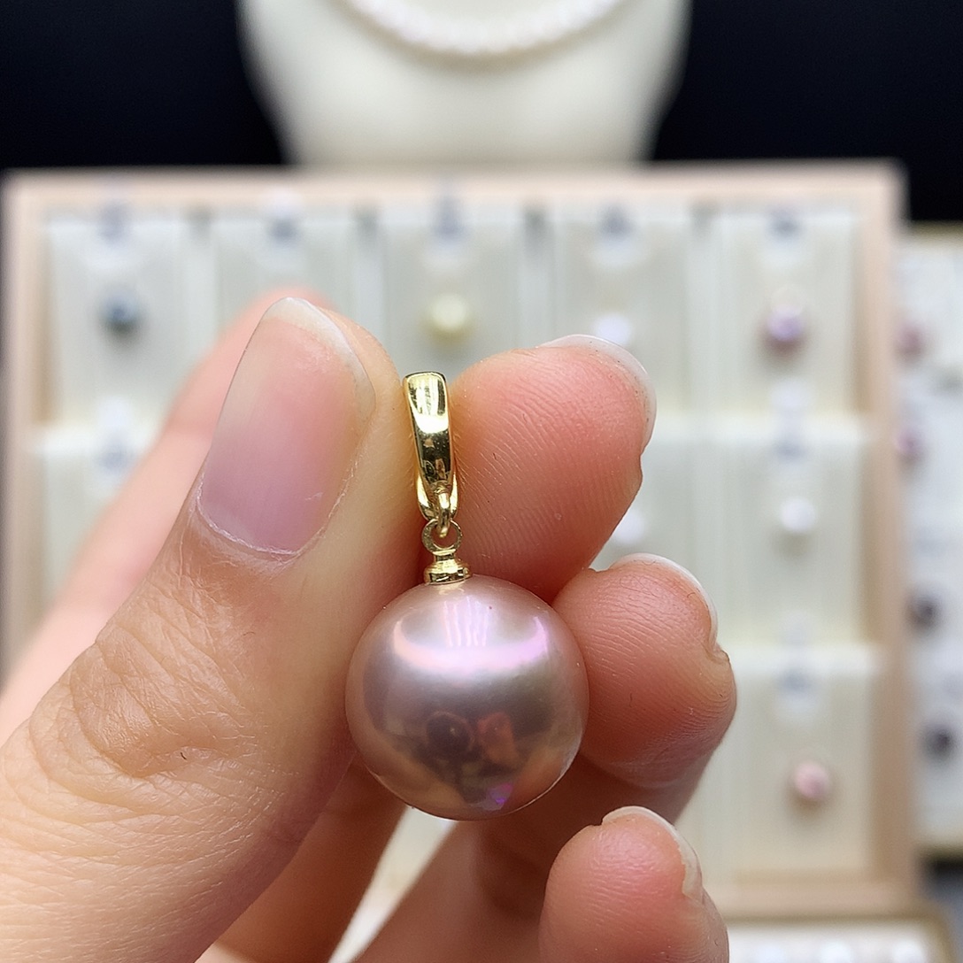 颈饰合金淡水珍珠