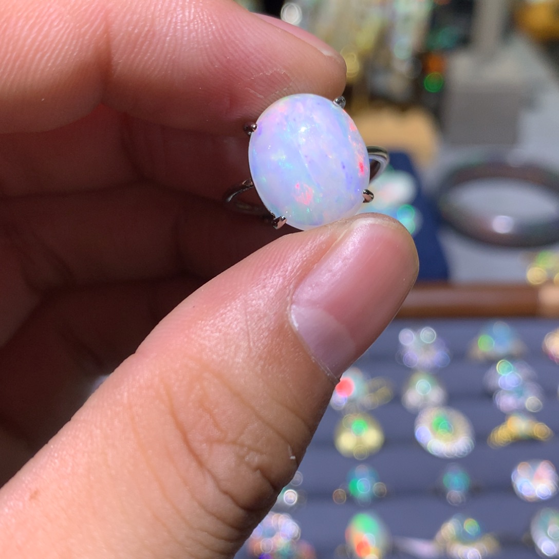 欧泊合金欧泊戒指