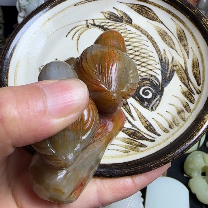 瓷片远**叶新号瓷器盘子