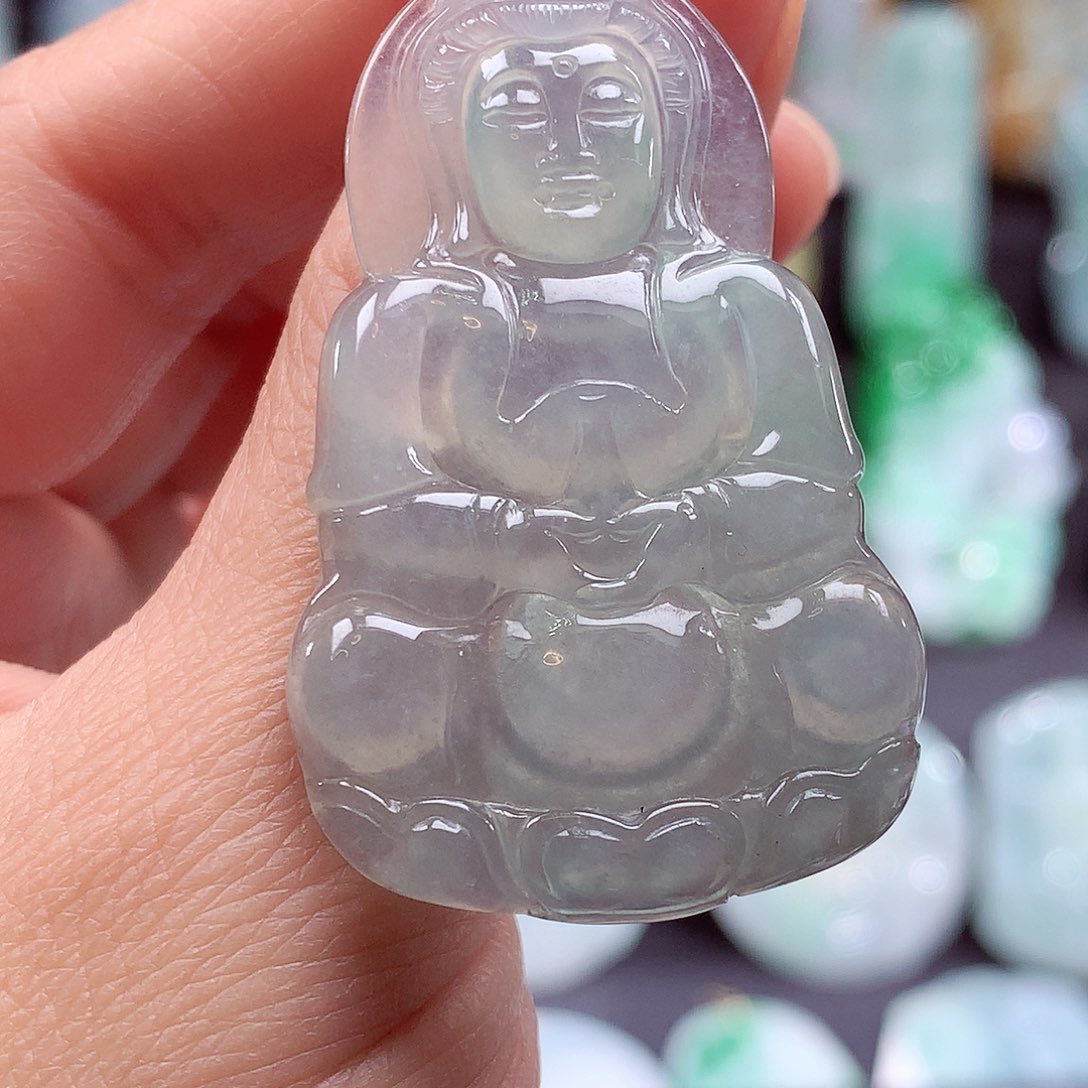 翡翠颈饰未镶嵌翡翠吊坠