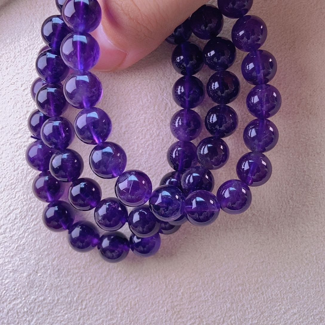 水晶手链未镶嵌紫水晶单圈