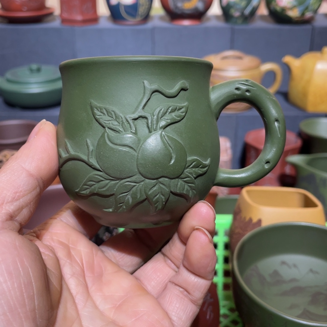 原矿紫砂手工主人杯