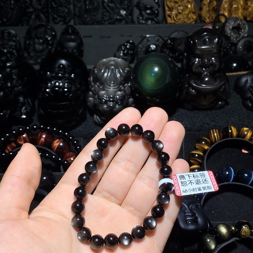 【闪购商品】未镶嵌黑曜岩珠宝奇石