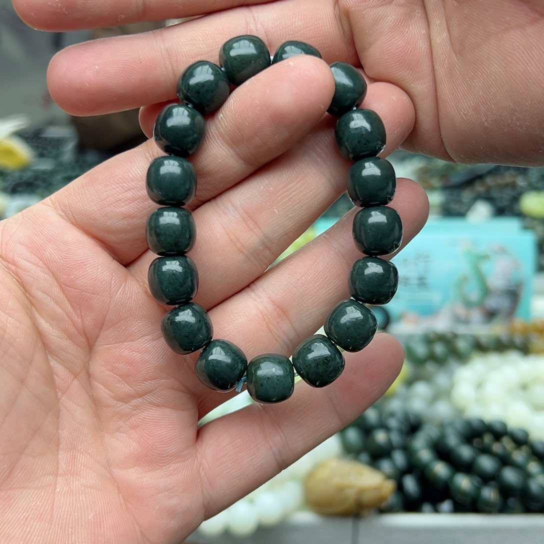 和田玉手链未镶嵌