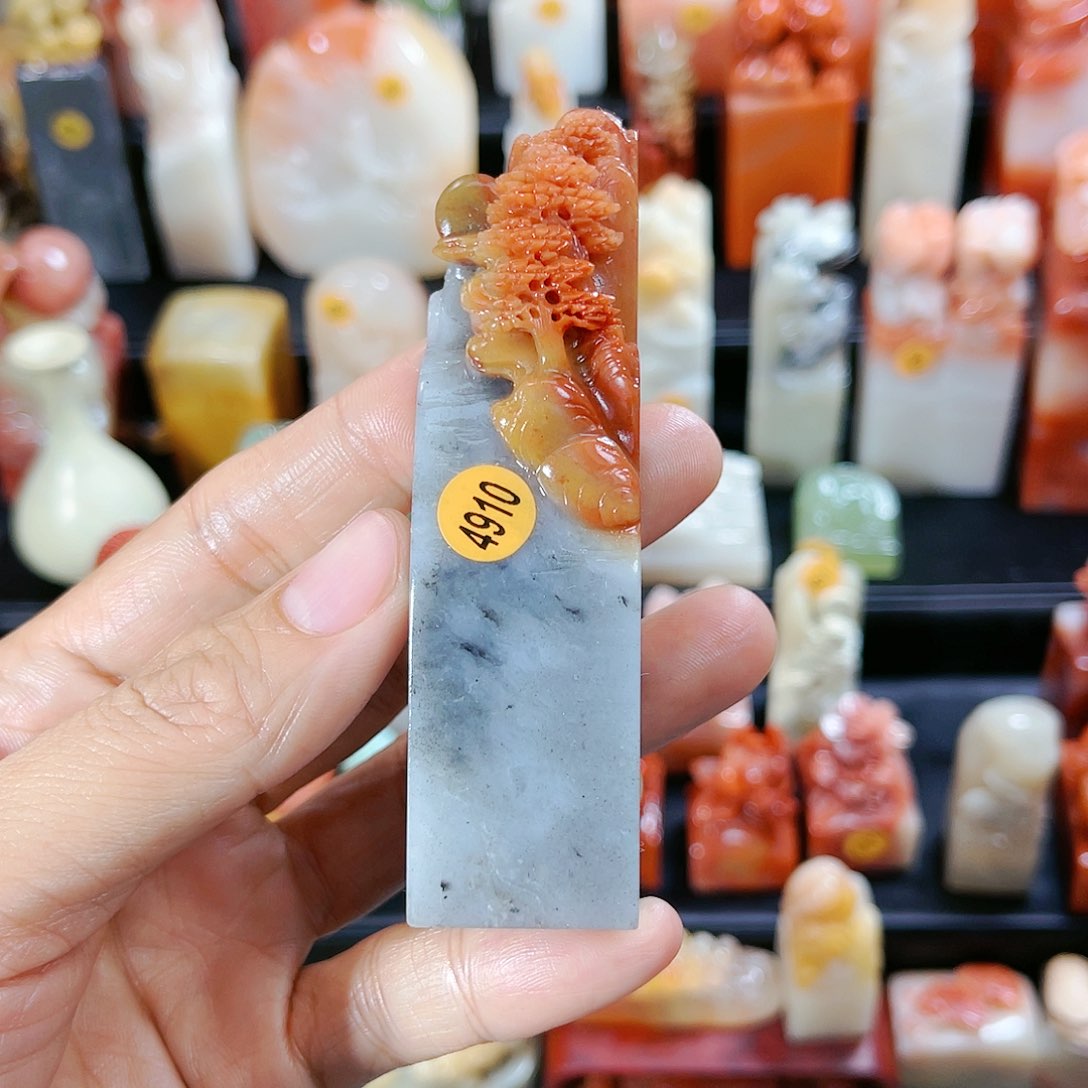 昌化石印石九**坤4910包邮包刻