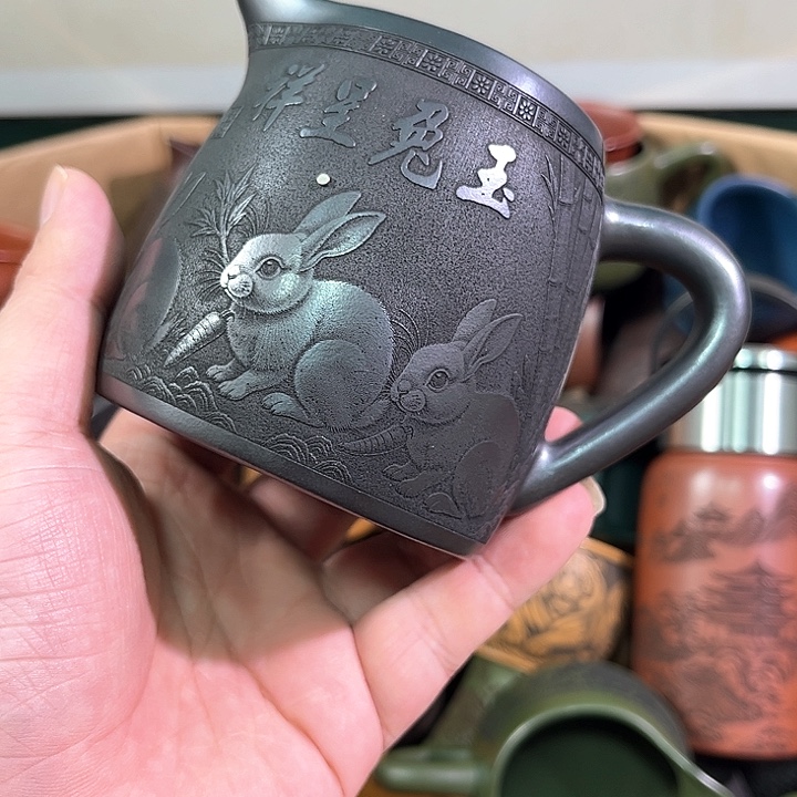茶杯紫砂全手工紫砂主人杯