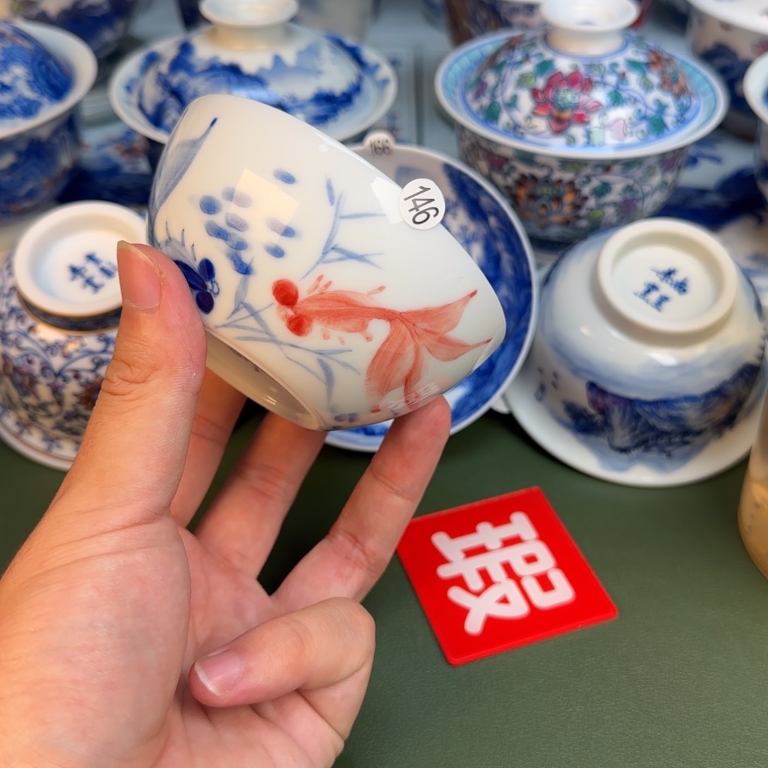 彦祖纯手工手绘茶具146
