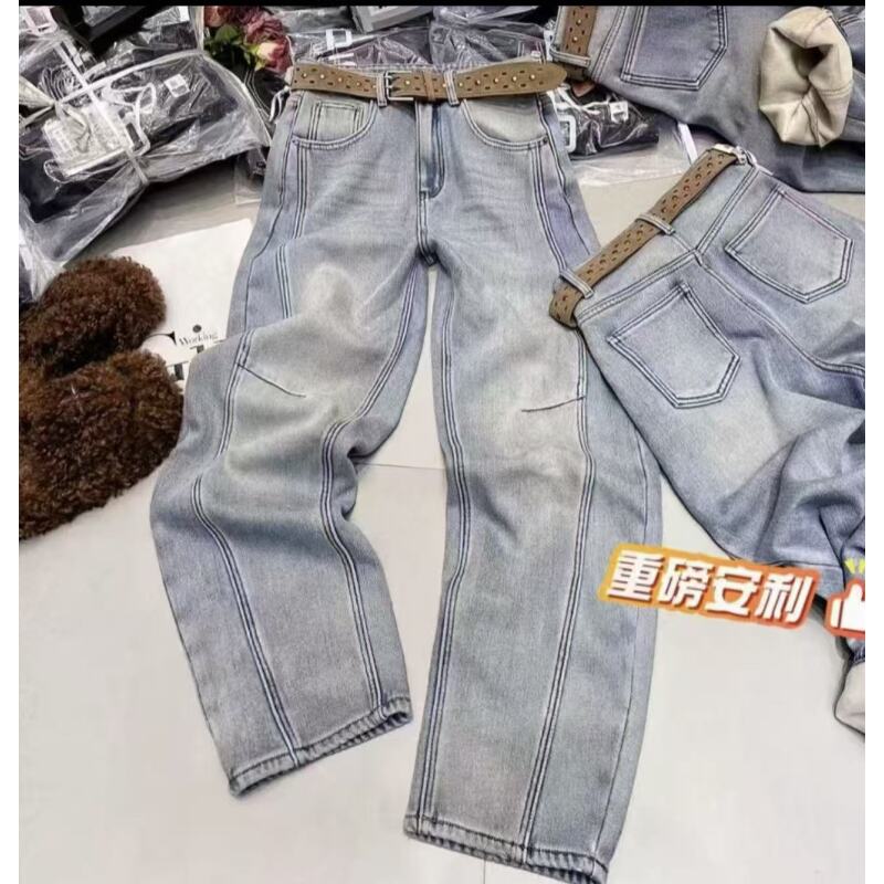 欧货时尚百搭牛仔裤