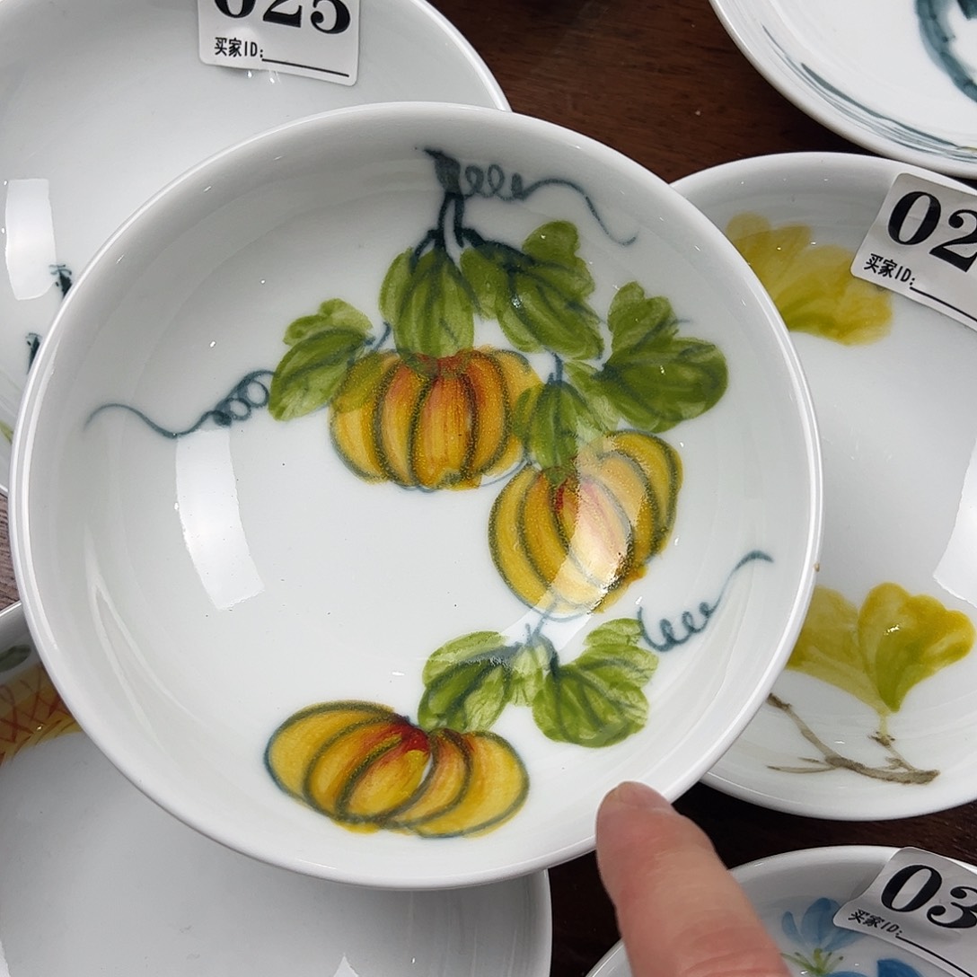 瓷片景德镇陶瓷手工手绘制作