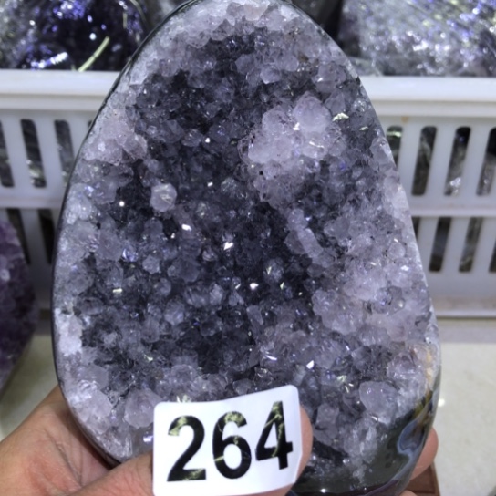 紫晶天然水晶摆件未镶嵌