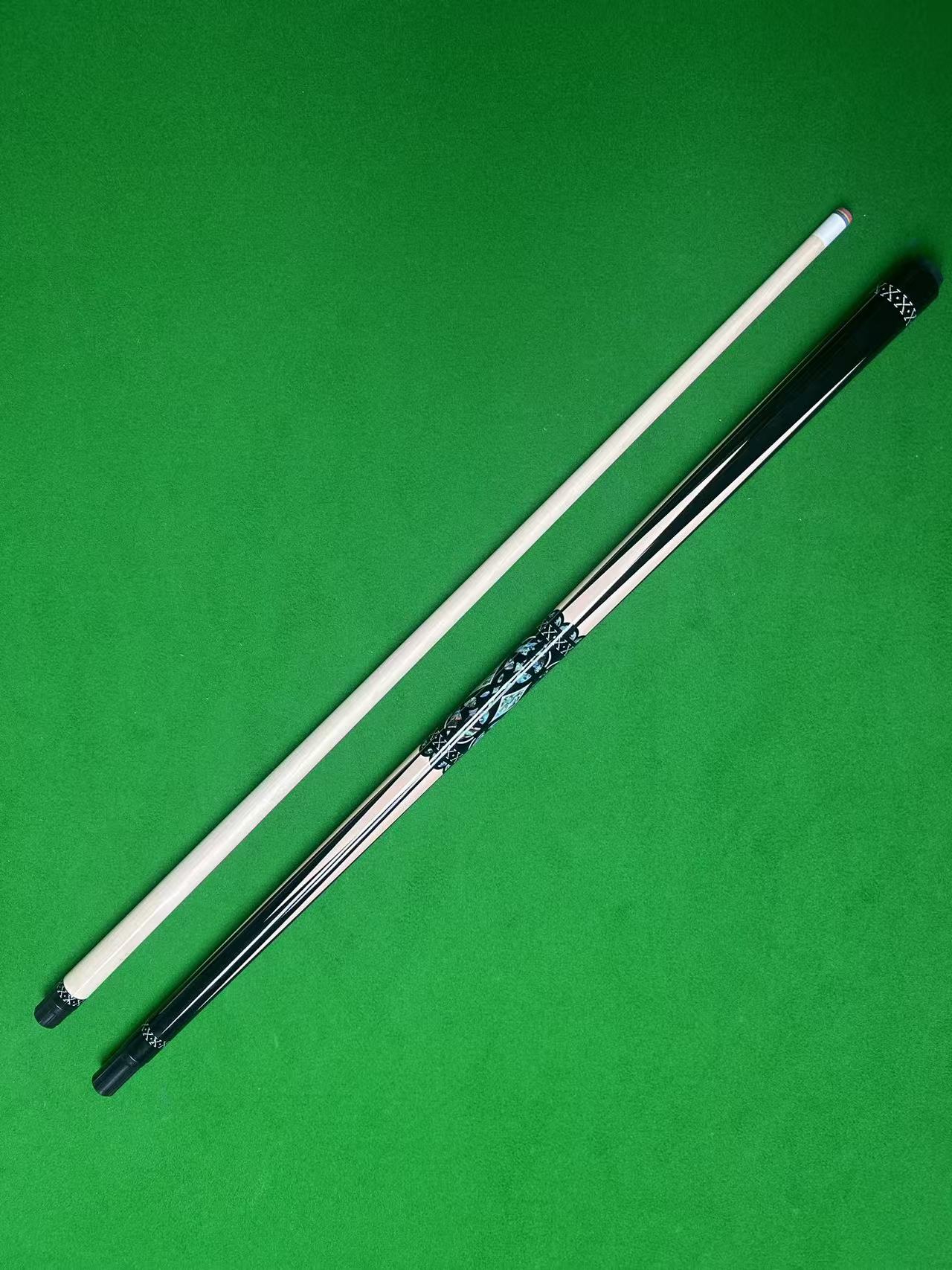 【花蝴蝶】复刻分体大头台球杆新手入门款实木中式8球大头台球杆