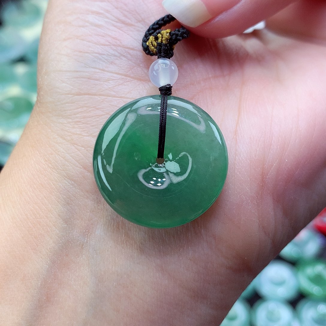 翡翠颈饰未镶嵌29尺寸23.7-5.6