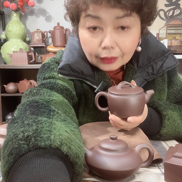 紫泥茶壶威**此原矿紫砂壶