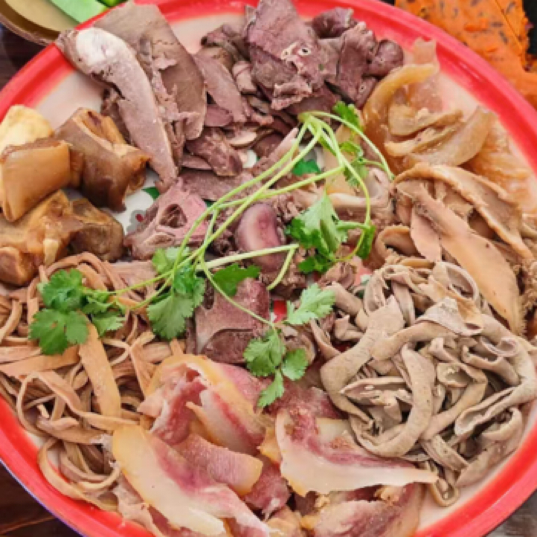 熟牛杂（牛大肠，牛肚，牛头肉，牛筋）500g 