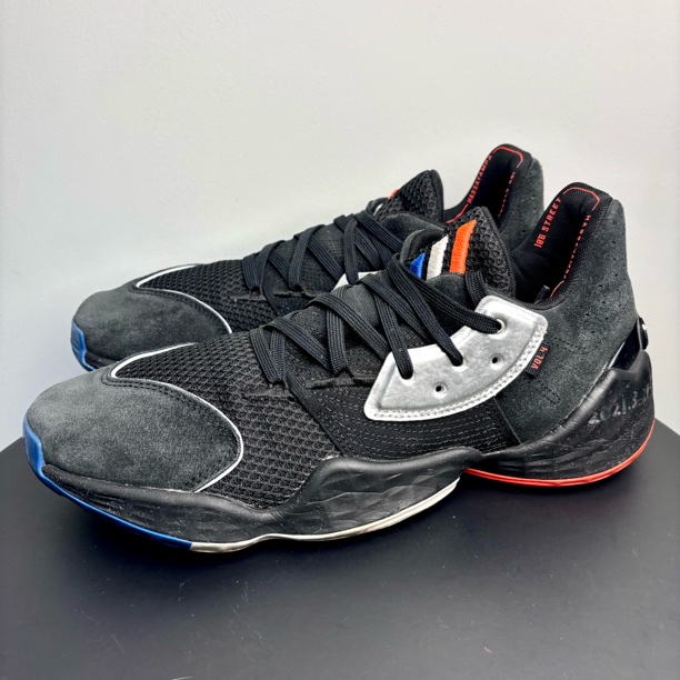 90新 adidas/阿迪达斯 44.5码 哈登4 首发 保真 中古篮球鞋