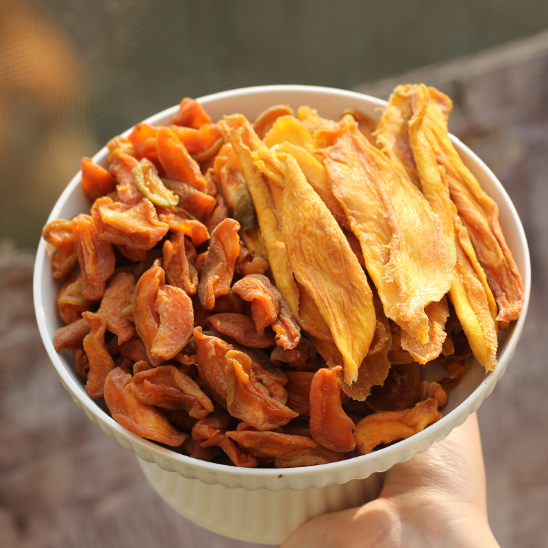 【杏干芒果干组合】8分酸杏条5分酸芒果干肉杏脯无核吊干果孕期零食