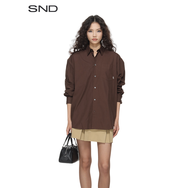 【SNDSPORTY&RICH 设计师品牌】SND AW24 SRC oversize衬衫