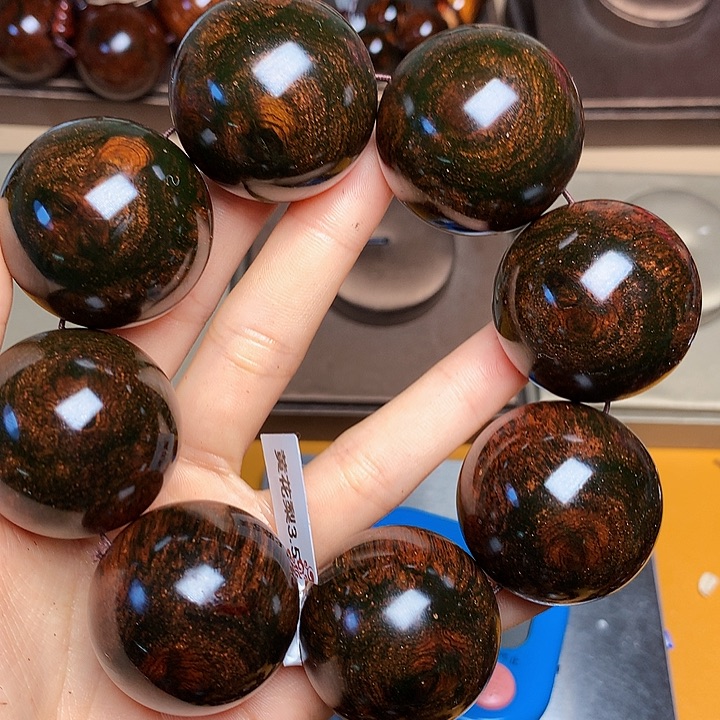 花梨木类手串/手链梦****方老挝花梨风化料土埋料3.0