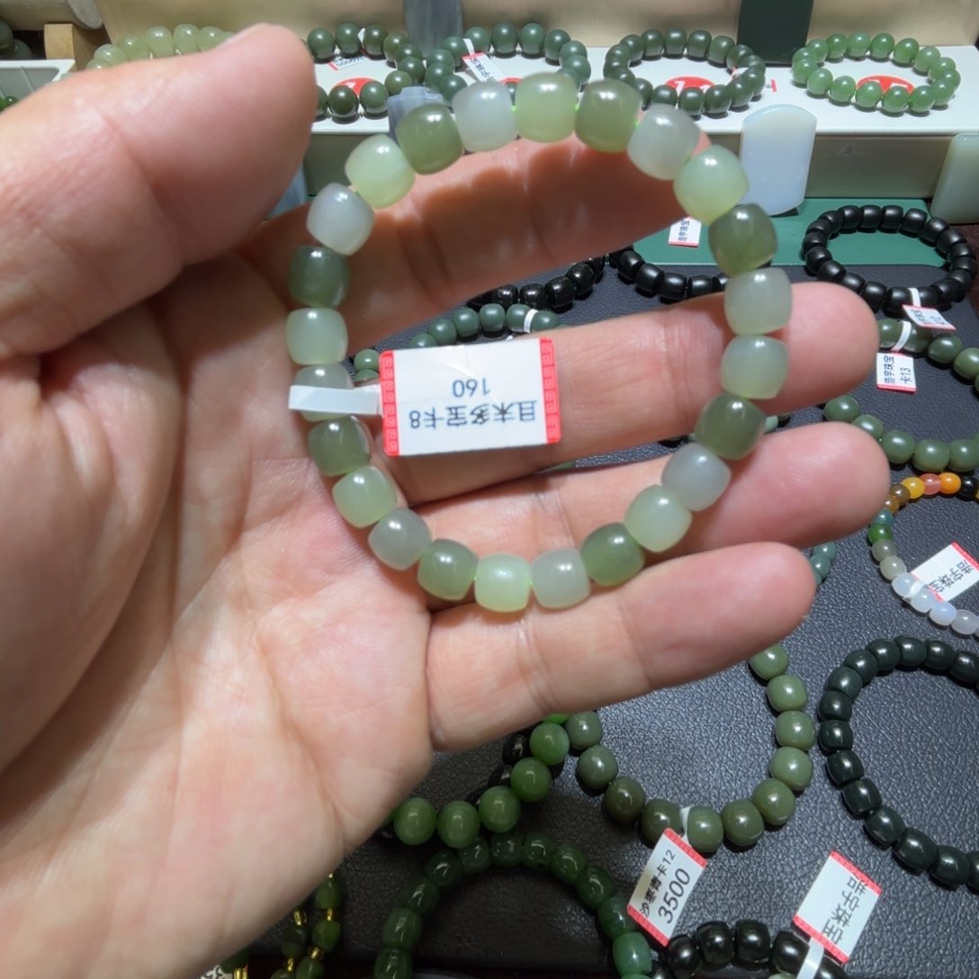 和田玉手链未镶嵌