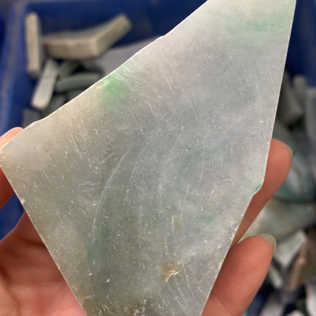 翡翠裸石翡翠边角料