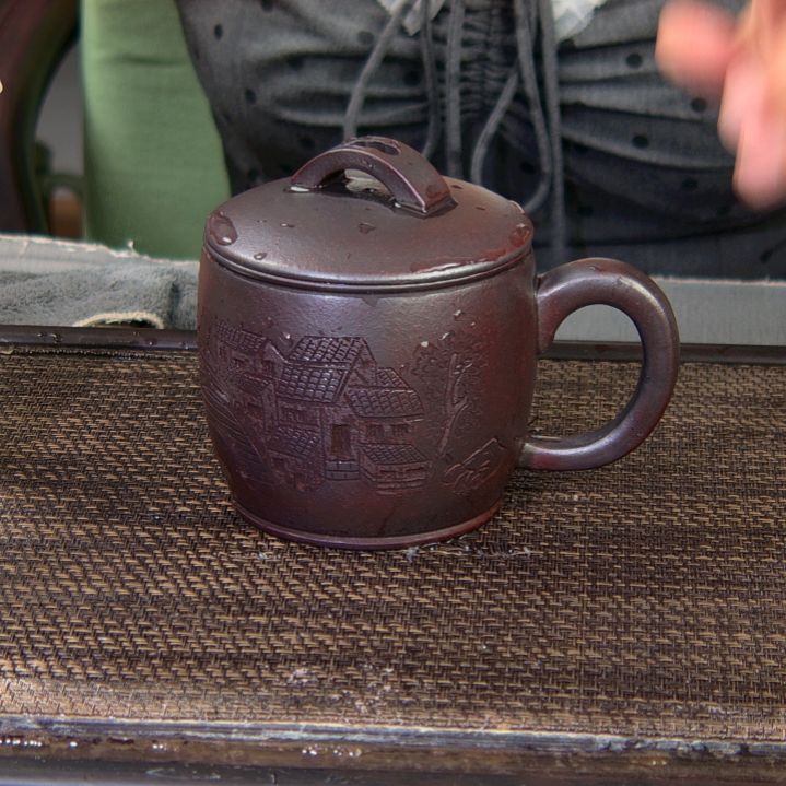 茶杯紫砂高货放漏