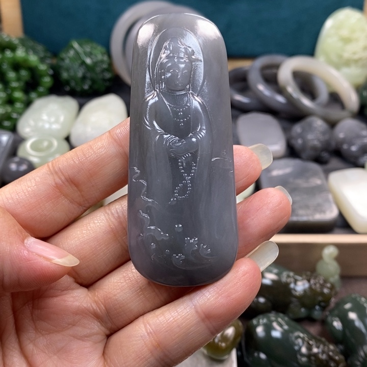 和田玉颈饰未镶嵌T*T