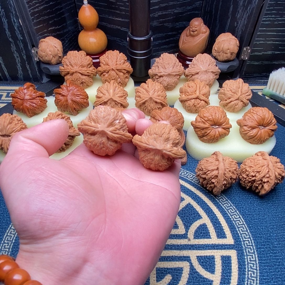 文玩核桃吊坠磨盘39尺