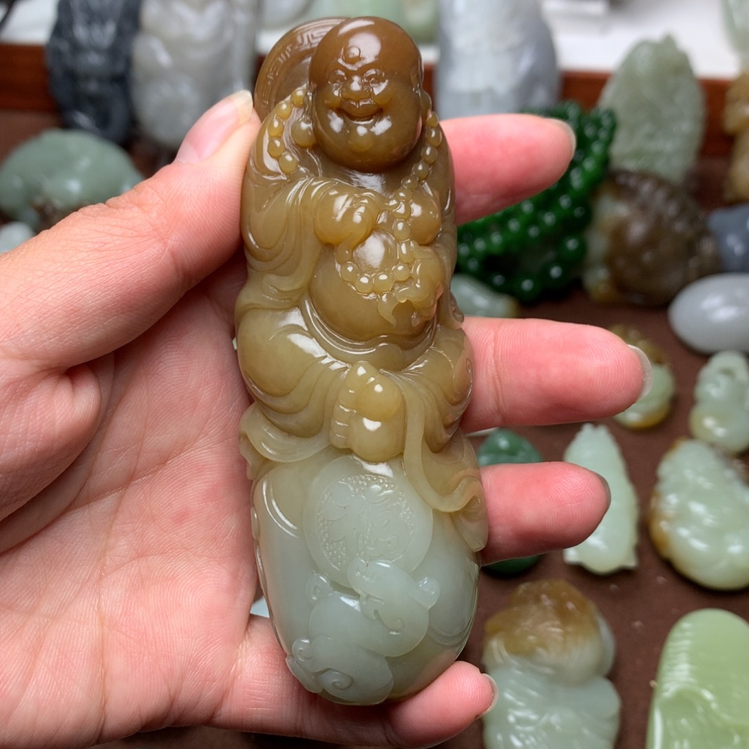和田玉手把未镶嵌
