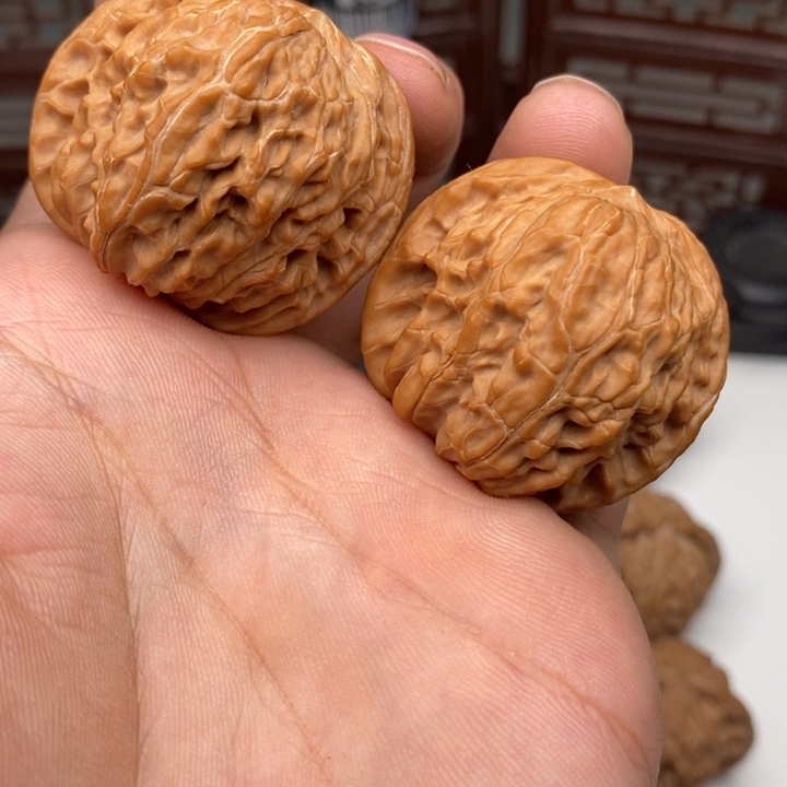 文玩核桃吊坠38磨盘