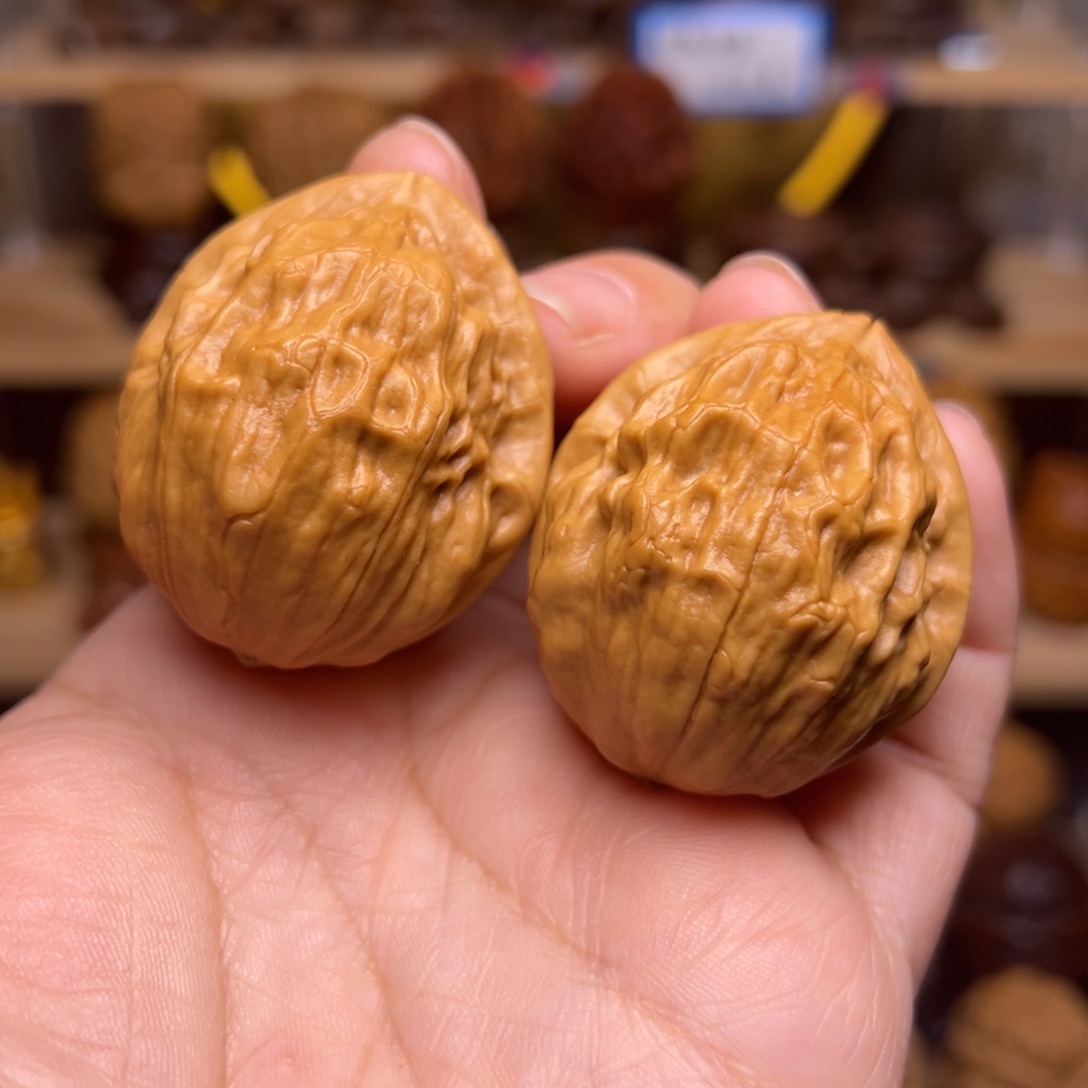 文玩核桃把件33w荷叶金蟾38尺