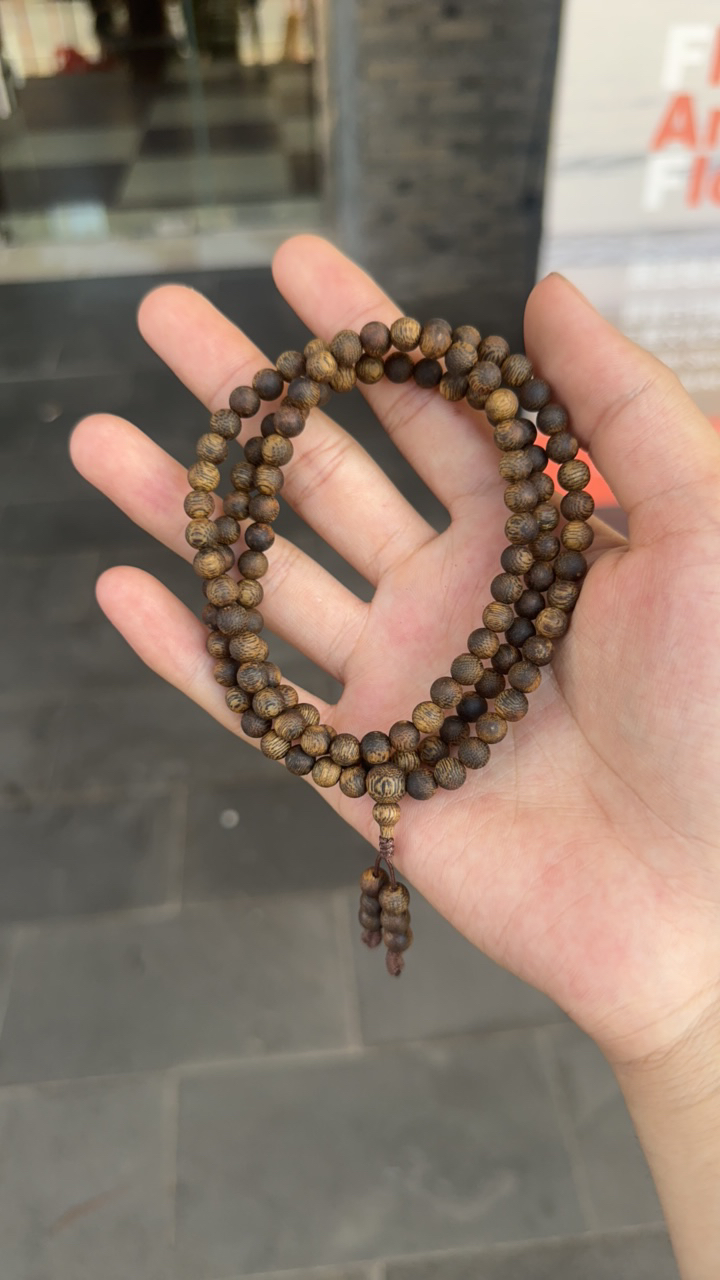 沉香【市寻琼香】海南沉香0.6圆珠手串13克➕@@6-1-6