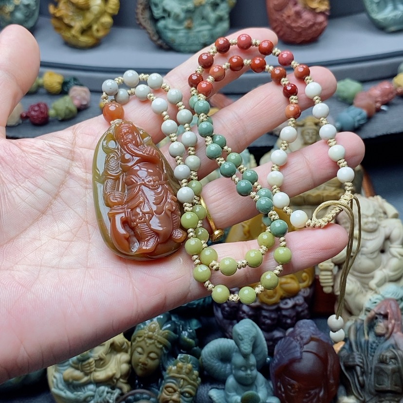 【闪购商品】定制石英质玉吊坠未镶嵌