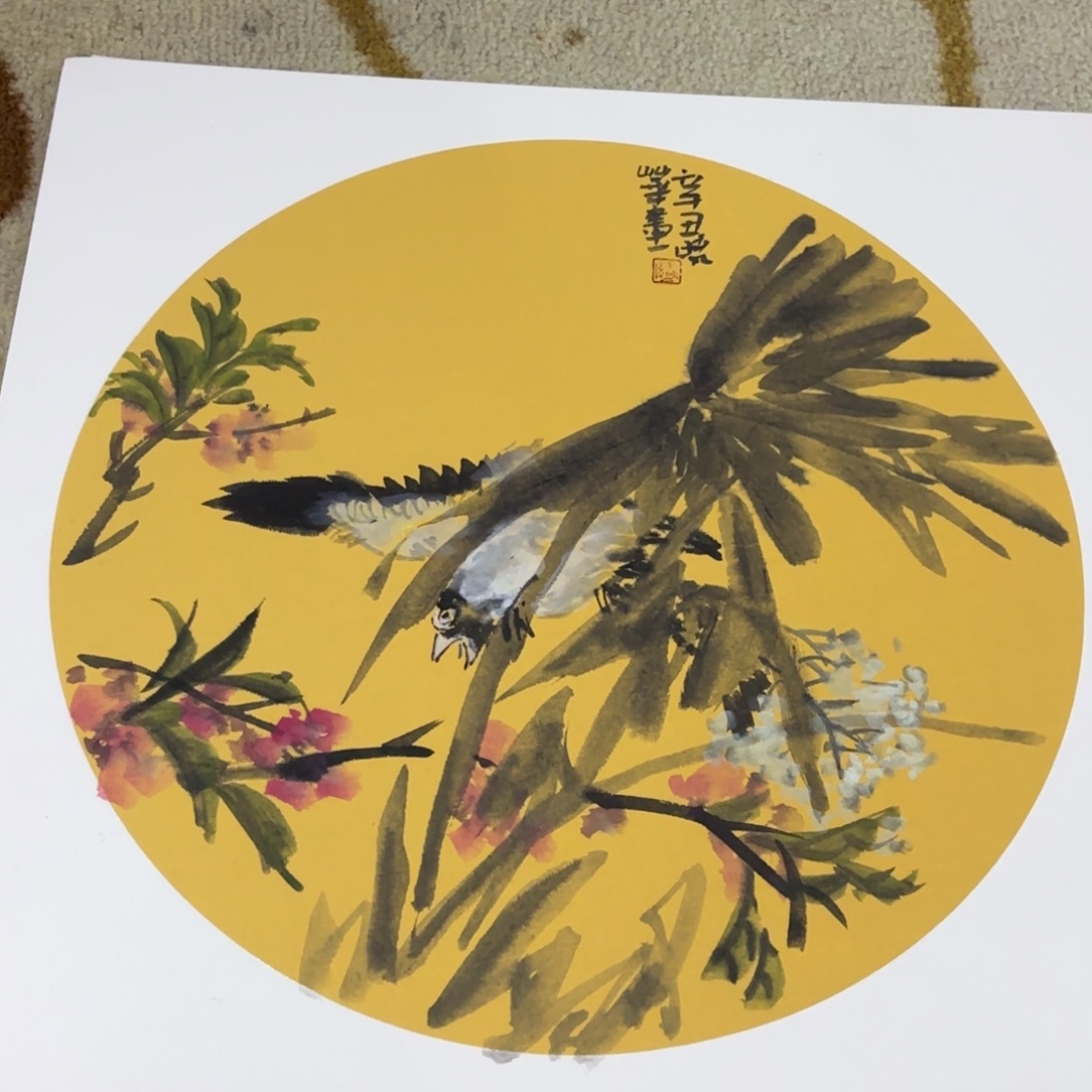 国画38-38卡纸作品艺