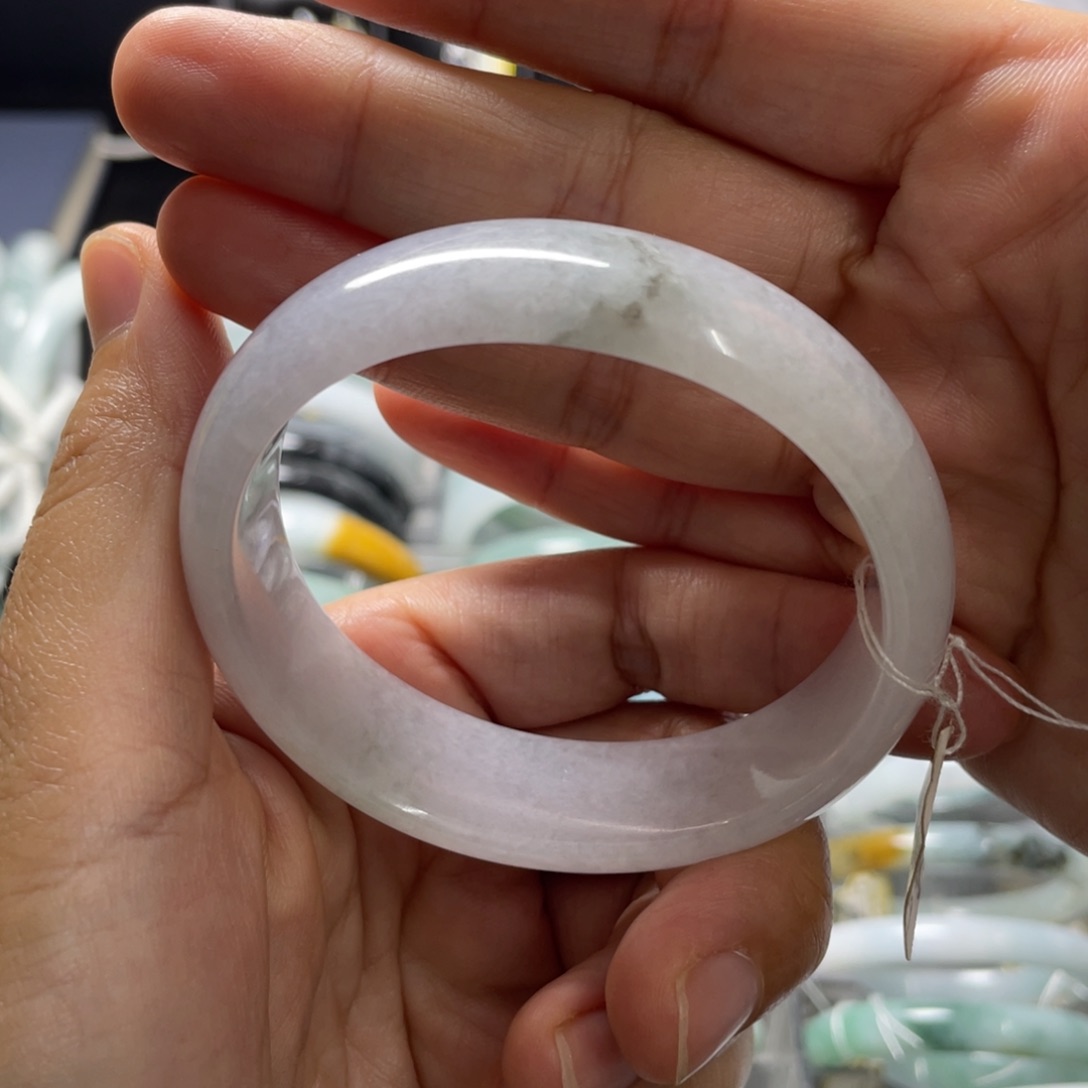 #***鹿定制翡翠未镶嵌手镯贵妃手镯