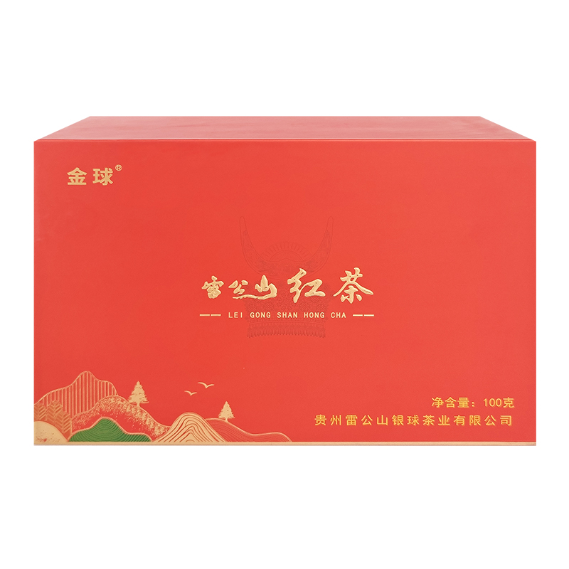 雷公山红茶100g礼盒装贵州高山红茶团圆礼盒
